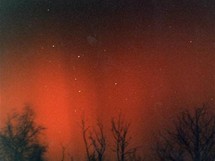 Observatoř na Kleti - tahle astronomové zachytili 6.4.2000 polární záři