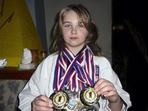 Karatistka Alexandra Kupková