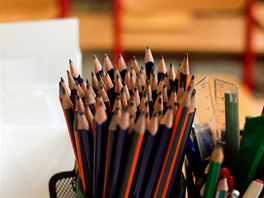 Žáci základní školy ve Frýdlantu se učí psát novým typem písma Comenia Script